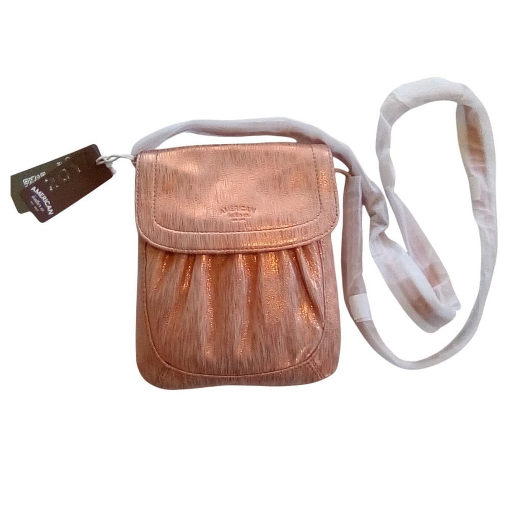 American Leather Co. Metallic Crossbody Bag